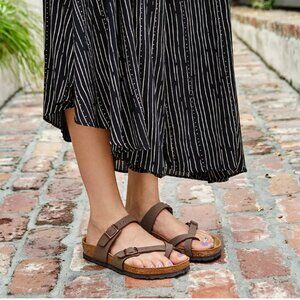Birkenstock Women's Mayari Sandal Size 38, 7, 7.5 Brown NWT